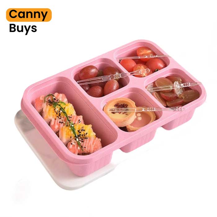 5-Compartment Lunch Box