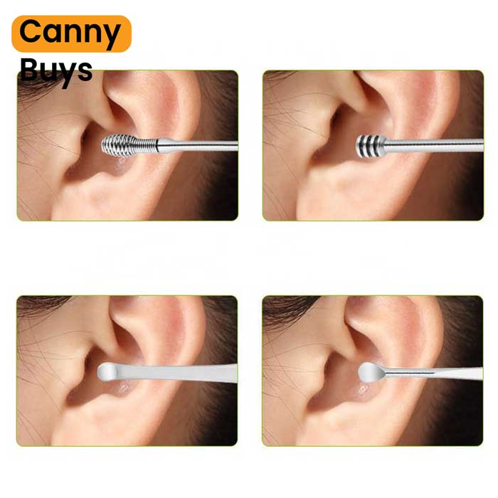 6-Piece Stainless Steel Ear Cleaning Tool Set
