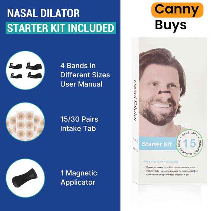 Anti-Snore Magnetic Nasal Dilator Kit in Pakistan - Canny Buys
