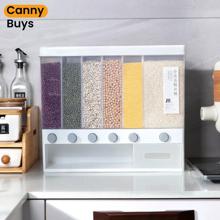 6-Partition Cereal Dispenser