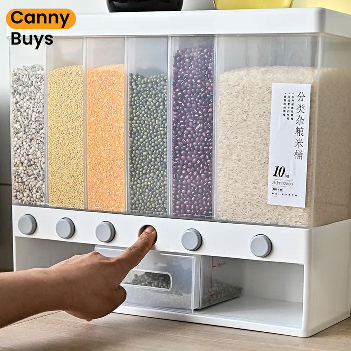 6-Partition Cereal Dispenser