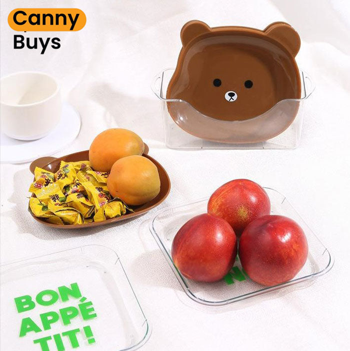 Bear Plates Set ( 8 Pcs )