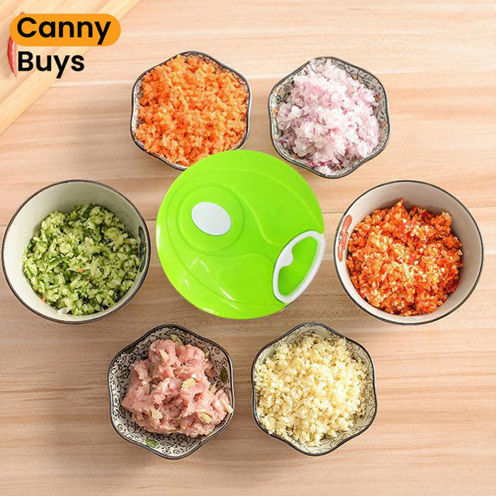 Manual Hand-Pull Vegetable & Garlic Grinder - Canny Buys