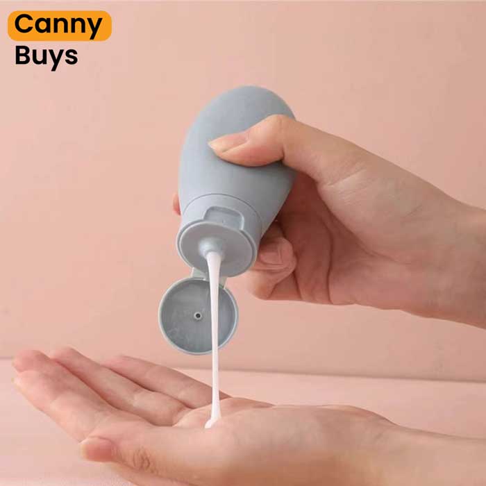 3-Piece Silicone Travel Bottles Set - Canny Buys