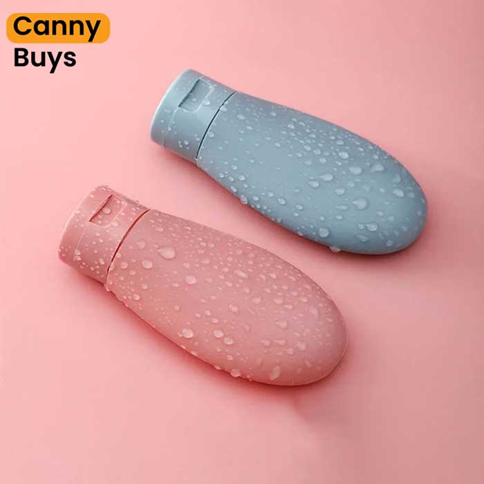 3-Piece Silicone Travel Bottles Set - Canny Buys