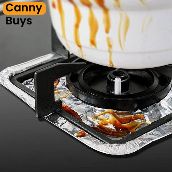 Aluminum Foil Stove Cover - 10 Pcs Set - Canny Buys