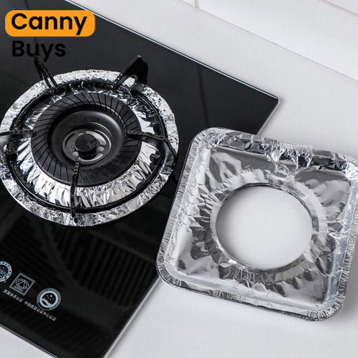 Aluminum Foil Stove Cover - 10 Pcs Set - Canny Buys