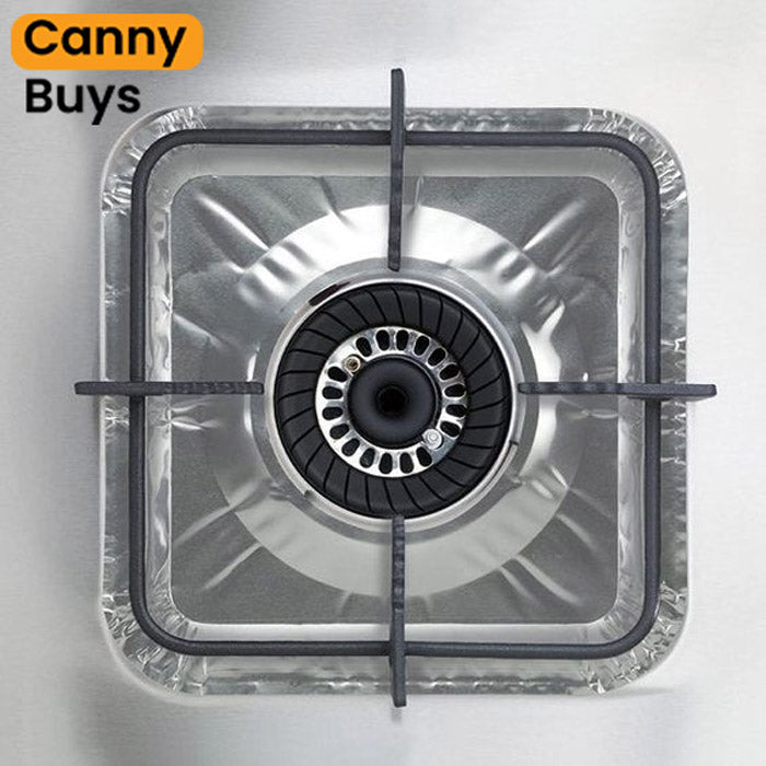 Aluminum Foil Stove Cover - 10 Pcs Set - Canny Buys