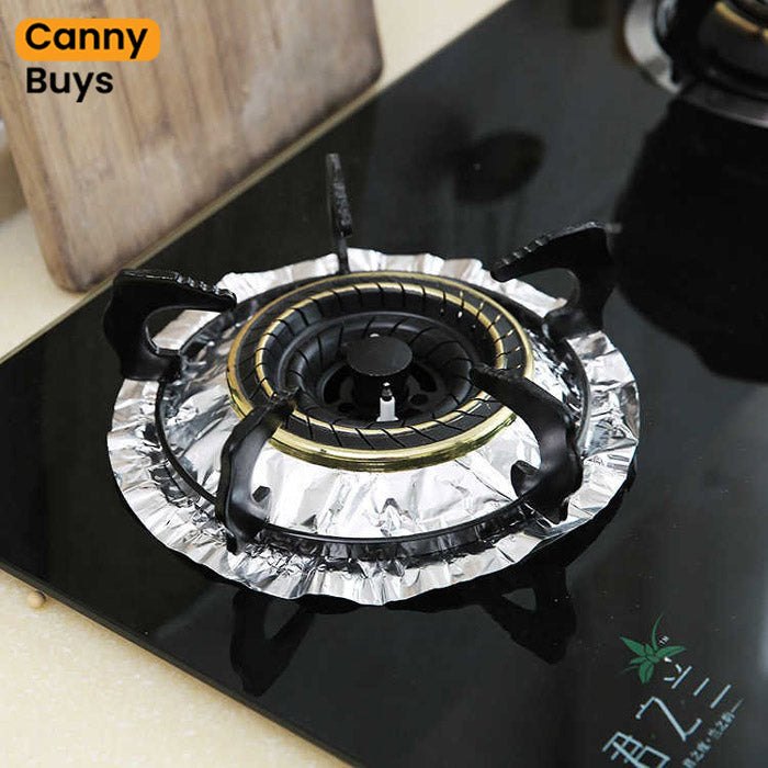Aluminum Foil Stove Cover - 10 Pcs Set - Canny Buys