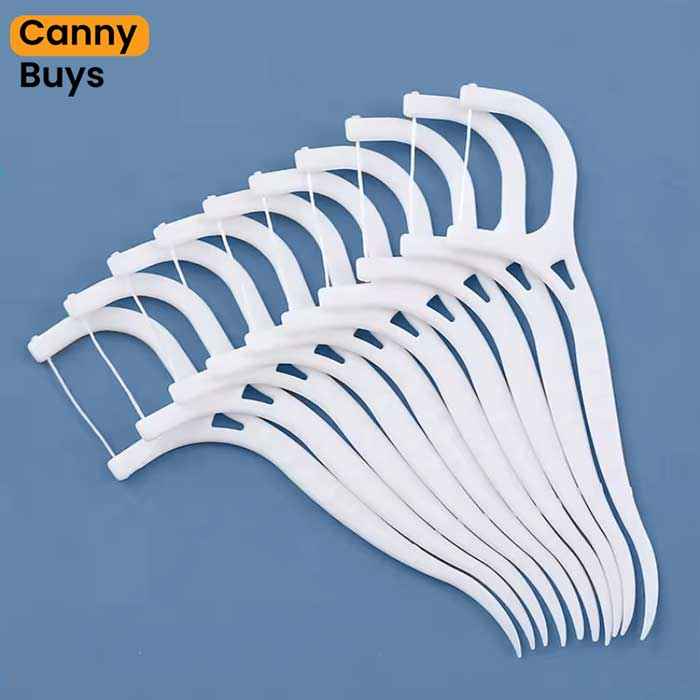 Dental Floss Picks ( 30 Pcs )