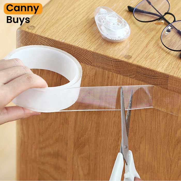Double Sided waterproof Transparent Tape - 3 Metre - Canny Buys