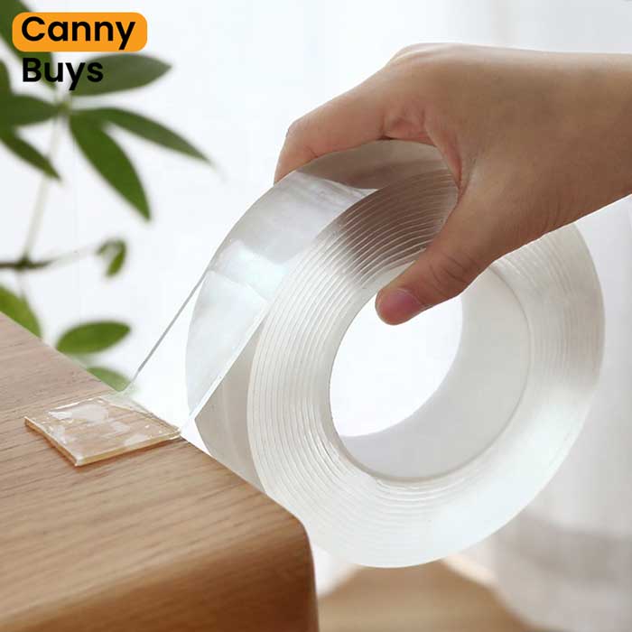 Double Sided waterproof Transparent Tape - 3 Metre - Canny Buys