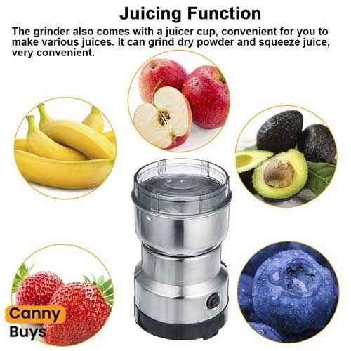 Stainless Steel Electric Grinder & Juicer