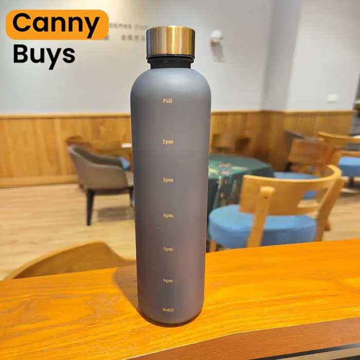 Frosted Water Bottle 1L