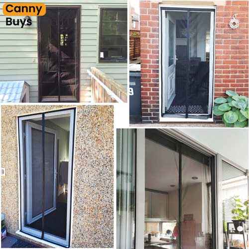 Magnetic Mesh Mosquito Screen Door