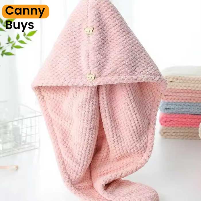 Microfiber Hair Towel Wrap - Canny Buys
