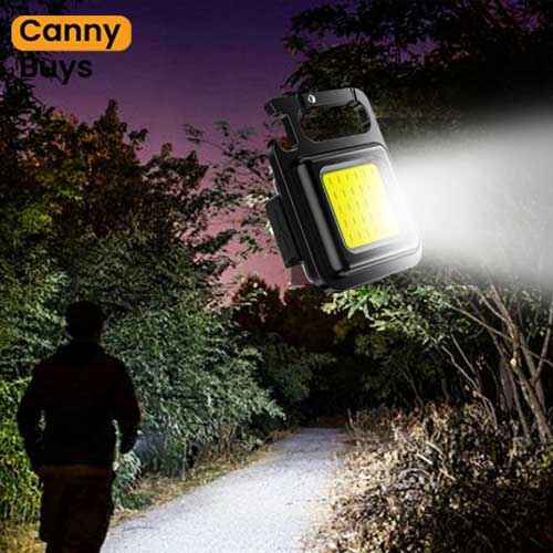 Portable USB Rechargeable LED Keychain Light