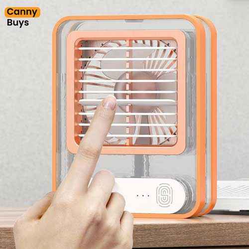 Rechargeable Transparent Mist Cooling Fan
