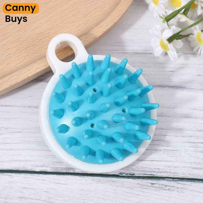 Shampoo Brush & Scalp Scrubber with Silicone Bristles