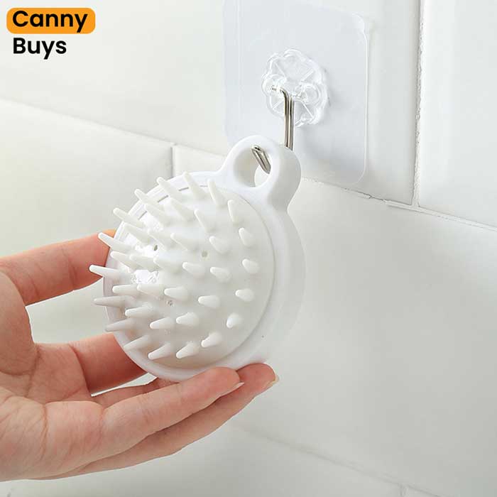 Shampoo Brush & Scalp Scrubber with Silicone Bristles - Canny Buys