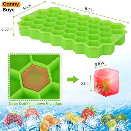 Silicone Honeycomb Ice Cube Tray