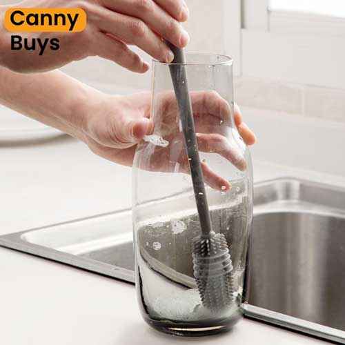 Silicone Bottle & Glass Cleaning Brush