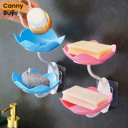 Wall-Mounted Lotus Soap Holder