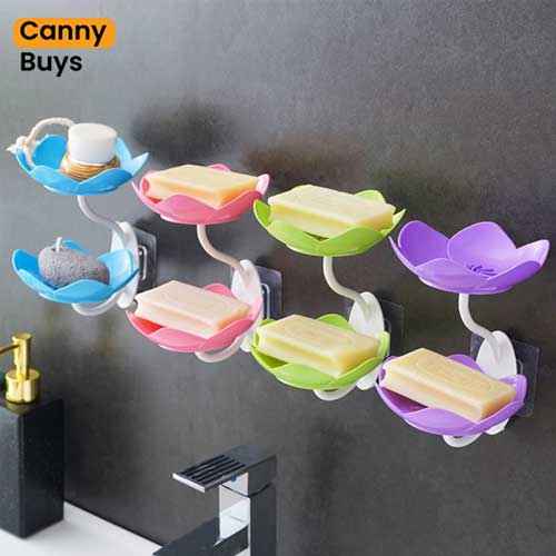 Wall-Mounted Lotus Soap Holder