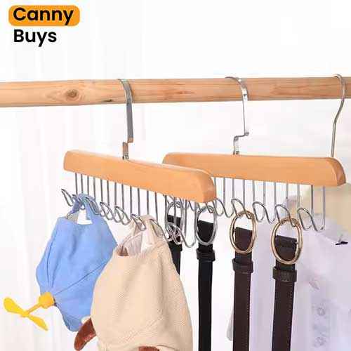 Wooden 8 Hooks Hanger