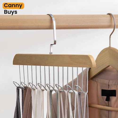 Wooden 8 Hooks Hanger