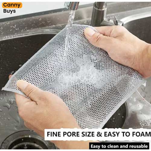 Multipurpose Non-Scratch Kitchen Dish Scrubbing Cloth