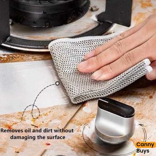 Multipurpose Non-Scratch Kitchen Dish Scrubbing Cloth