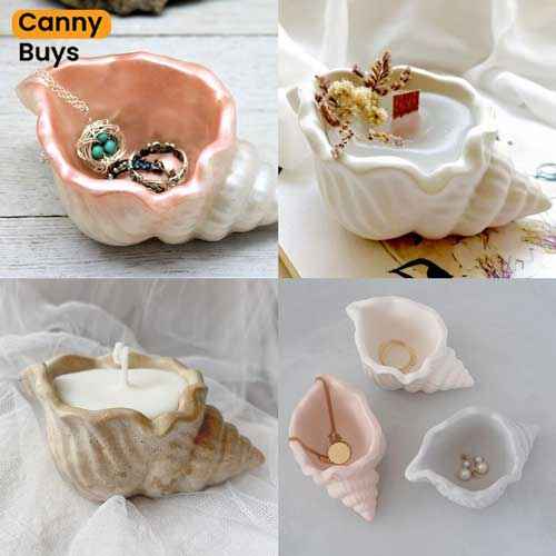 Ceramic Shell Jewelry Dish