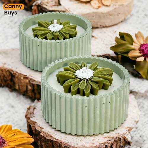 Luxury Daisy Scented Candle