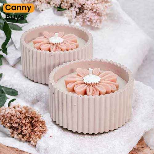 Luxury Daisy Scented Candle