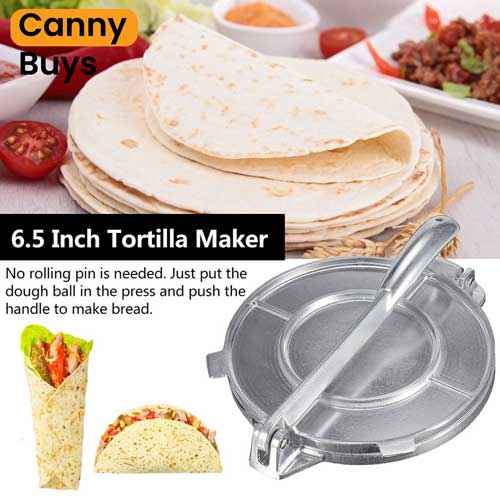 Heavy-Duty Aluminum Roti & Tortilla Press