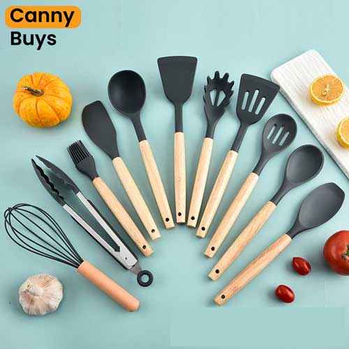 12-Piece Silicone Kitchen Utensil Set