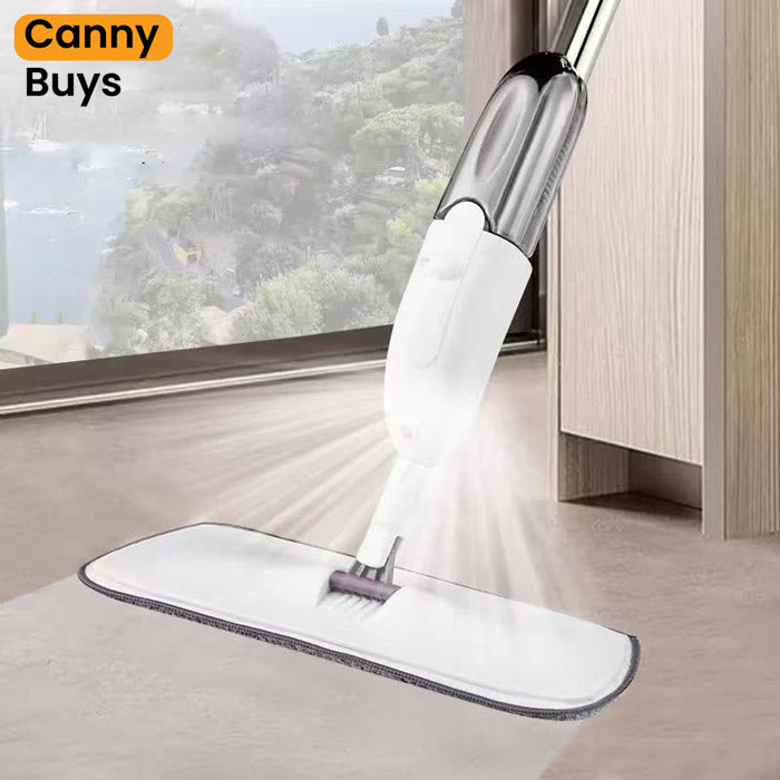 360° Rotating Spray Mop with Refillable Bottle
