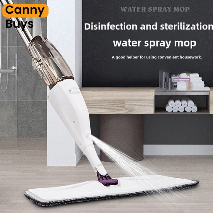 360° Rotating Spray Mop with Refillable Bottle