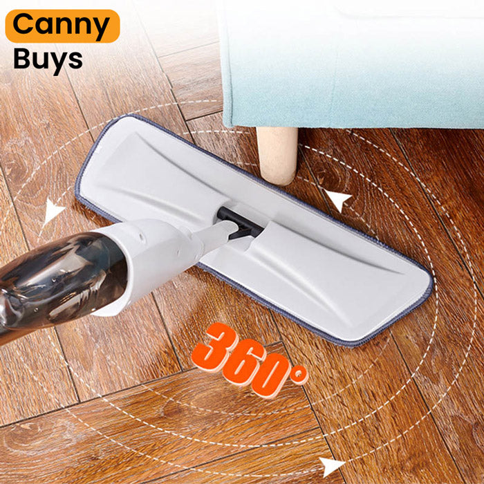 360° Rotating Spray Mop with Refillable Bottle