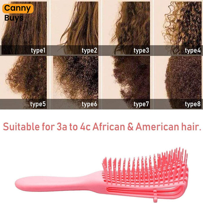 8-Row Detangler Hair Brush - Canny Buys