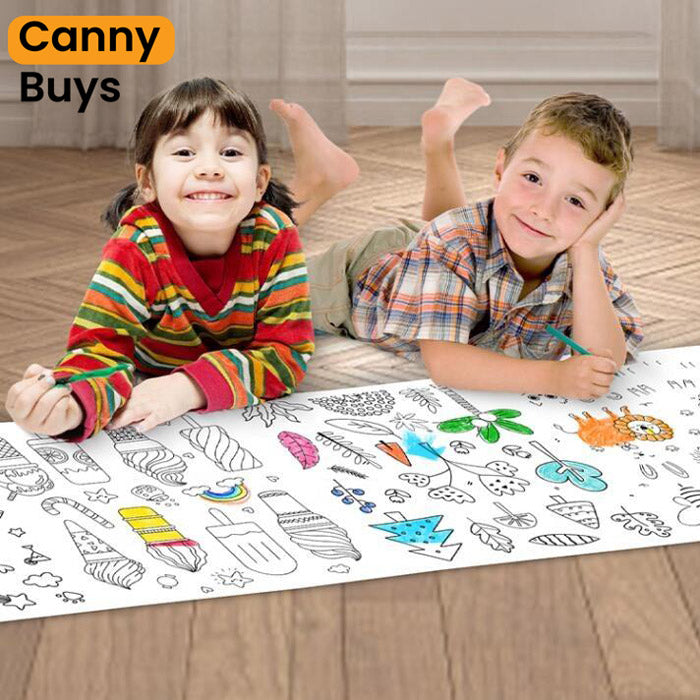 Children Graffiti Drawing Sticker Roll