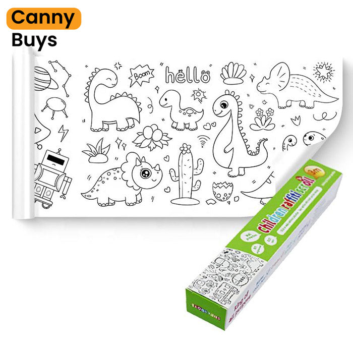 Children Graffiti Drawing Sticker Roll