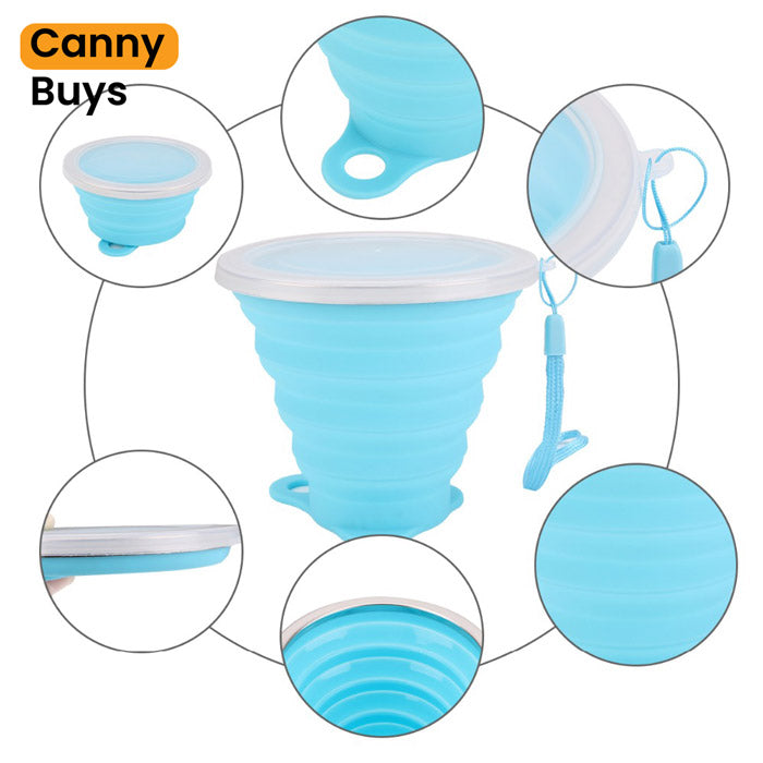 Leak-Proof Collapsible Cup Glass