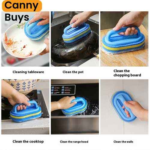 Multi-Purpose Sponge Cleaning Brush