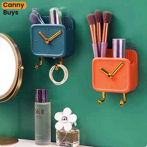 Multipurpose Clock Shaped Storage Box