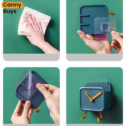 Multipurpose Clock Shaped Storage Box
