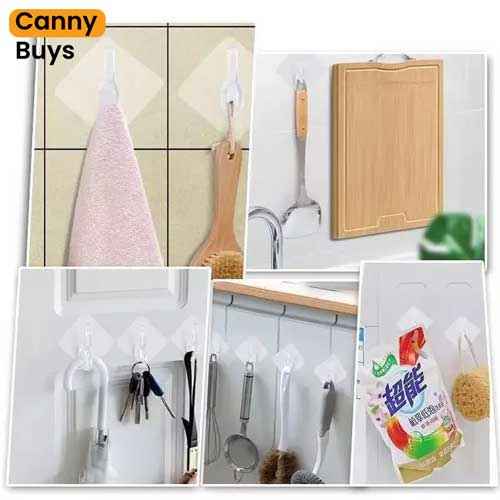 Multipurpose Self-Adhesive Hooks