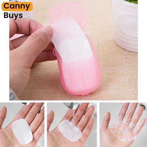 Portable Paper Soap Sheets ( 20 PCS )