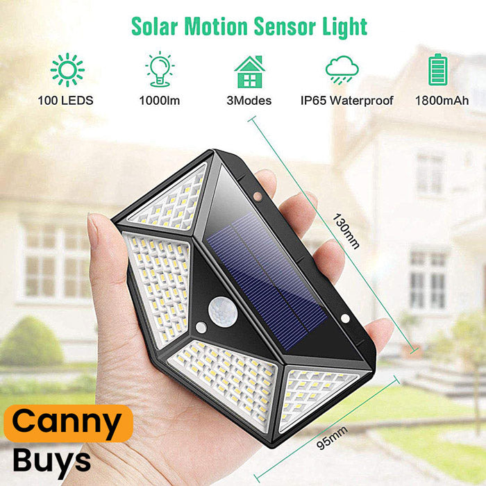 Solar Powered Motion Sensor Wall Light - Canny Buys